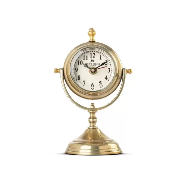 Selin Dekor sde-50 Antik Gold Masa Saati 22*12 Cm