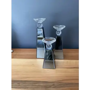 Alora Füme 3 Lü Mumluk 21x28x33 Cm