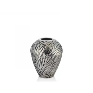 Lamedore Flower Vase Small Nıckell Antıque Vazo 25,5x30,5 cm