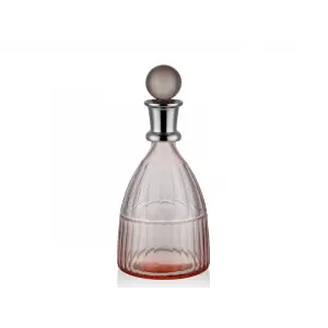 Lamedore Fanus Shape Peach Color Bottle Şişe 12,5x23  cm