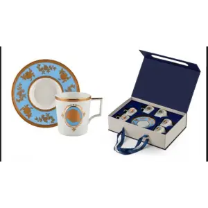 Rivadossi Stempa Venice Blue 6lı Fincan Seti