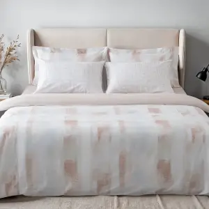 Ecocotton Lumia Çift Kişilik Nevresim Takımı Pamuk Saten 210 TC Bej