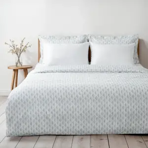 Ecocotton Tria Çift Kişilik Nevresim Takımı Pamuk Saten 210 TC Mint