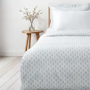 Ecocotton Tria Tek Kişilik Nevresim Takımı Pamuk Saten 210 TC Mint