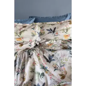 İssimo Claude Dijital Pamuk Saten Çift Kişilik Nevresim Takımı