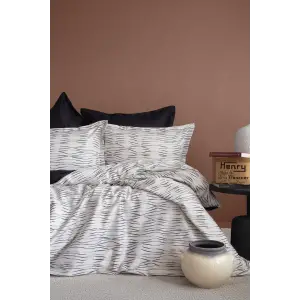 İssimo Galaxy Dijital Pamuk Saten Çift Kişilik Nevresim Takımı