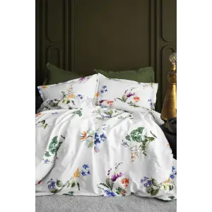 İssimo Vanie Tencel Pamuk Dijital Saten Çift Kişilik Nevresim Takımı