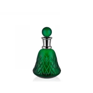 Lamedore Bell Shape Green Color Bottle Yeşil Şişe 13x25 Cm