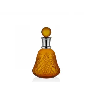 Lamedore Bell Shape Orange Color Bottle Turuncu Şişe 13x25 Cm