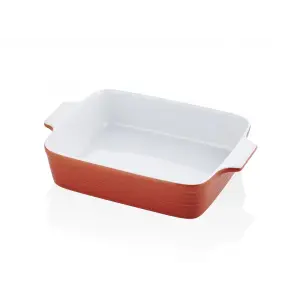 Lamedore Brandanı Dikdörtgen Kiremit Fırın Kabı 33x23x7 cm