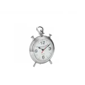 Lamedore Nıckel  Masa Saati  Small 6X19X27 Cm