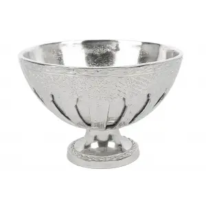 Mikasa Moor Gümüş Mat Dekoratif Kase 36x25cm