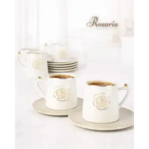 Mikasa Moor Rosaria 6lı Kahve Fincan Seti 100ml