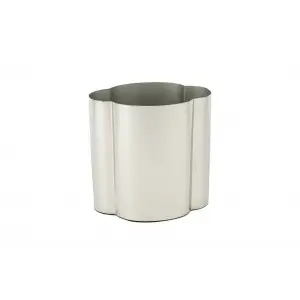 Mikasa Moor Silver Flower Metal Vazo 15x11x15cm