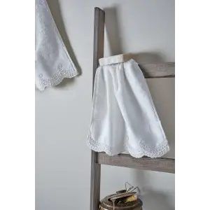 Nazik Home Ramos İşlemeli El Yüz Havlusu ( 50X90 cm)