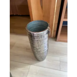 Selin Decor Nikel Antik Vazo Küçük 56x19 cm