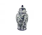 Mikasa Moor Blue Blanc Kapaklı Küp 26x46cm