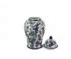 Mikasa Moor Blue Blanc Kapaklı Küp 26x46cm