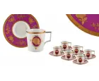 Rivadossi Stempa Venice Purple 6lı Fincan Seti