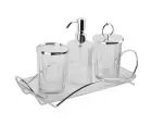 Decorium Accademia Platin Banyo Seti 4 parça  20 CM