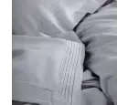 Ecocotton Hena Çift Kişilik Nevresim Takımı Organik Pamuk Saten Gri