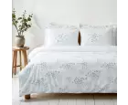 Ecocotton Lavena Çift Kişilik Nevresim Takımı Pamuk Saten 210 TC Krem-Lila