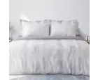 Ecocotton Lumia Lumia Çift Kişilik Nevresim Takımı Pamuk Saten 210 TC Lila