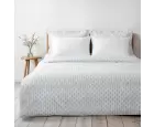Ecocotton Tria Çift Kişilik Nevresim Takımı Pamuk Saten 210 TC Mint