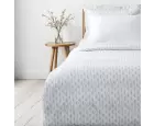 Ecocotton Tria Tek Kişilik Nevresim Takımı Pamuk Saten 210 TC Mint