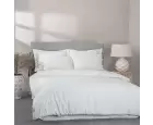 Ecocotton Yade Çift Kişilik Nevresim Takımı Organik Pamuk Saten Krem