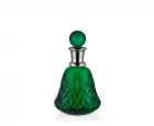 Lamedore Bell Shape Green Color Bottle Yeşil Şişe 13x25 Cm