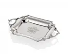 Lamedore Engrave Border Gümüş Tepsi 35x23x4 Cm