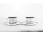 Mikasa Moor Blue Harmony 2li Kahve Fincan Seti 90cc