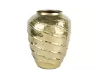 Mikasa Moor Shiny Gold Spiral Küp Metal Vazo 32x39cm
