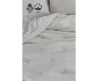 Nazik Home Loya Çiçek Nakışlı Çift Kişilik 6 Parça Nevresim Takımı