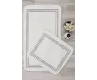 Nazik Home Zen Çizgi Nakışlı 2li Paspas Set (60 x 100 cm)