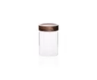 The Mia Akasya Yuvarlak Cam Kavanoz 850 ml