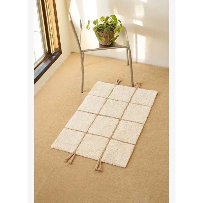 Elanı Banyo Paspası 50x80 Bej