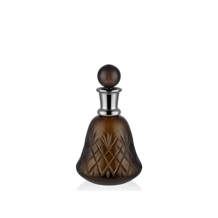 Lamedore Bell Shape Khakı Color Bottle Kahve Şişe 13x25 Cm