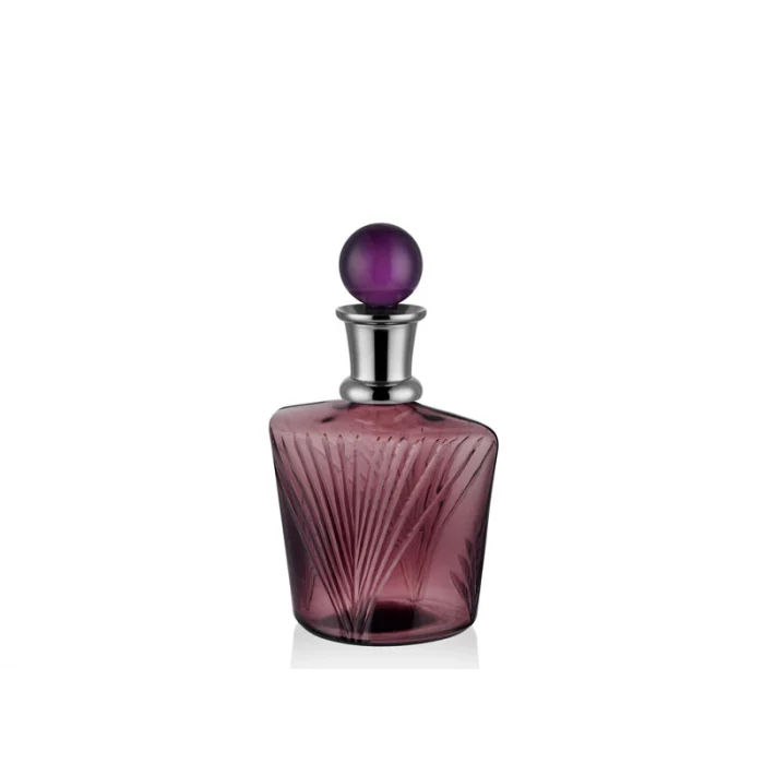 Lamedore Body Shape Purple Color Bottle Mor Şişe 13,5x10x24 Cm