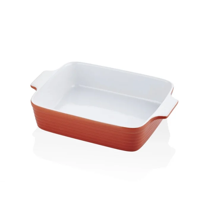 Lamedore Brandanı Dikdörtgen Kiremit Fırın Kabı 33x23x7 cm