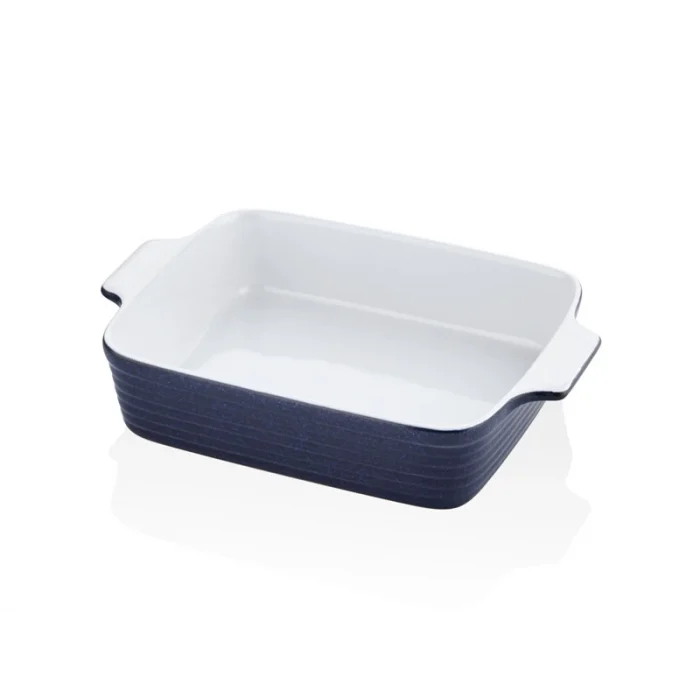 Lamedore Brandanı Dikdörtgen Mavi Fırın Kabı 33x23x8,5 cm