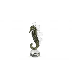 Mikasa Moor Yeşil Siyah Cam Dekoratif Denizatı 28x11 cm