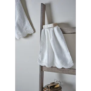 Nazik Home Ramos İşlemeli El Yüz Havlusu ( 50X90 cm)