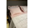 Rüya Pike Fırfırlı Pike Takımı Çift Kişilik Pembe