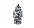 Mikasa Moor Blue Blanc Kapaklı Küp 26x46cm