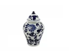 Mikasa Moor Blue Blanc Kapaklı Küp 17x27cm