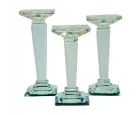 Aydınev 3lü Set Krıstal Şamdan 10x24 cm