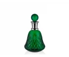 Lamedore Bell Shape Green Color Bottle Yeşil Şişe 13x25 Cm