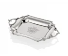 Lamedore Engrave Border Gümüş Tepsi 35x23x4 Cm